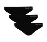 Reebok Kali Tangas für Damen - 3er-Pack | Schwarze, Nahtlose Slips für Damen | Damen-Tangas im Multipack, für Alltag und Sport, S