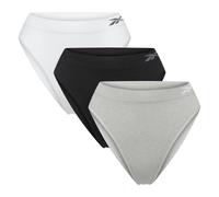 Reebok Kam Damen-Slips | Nahtlose Slips im Multipack | Feuchtigkeitsableitende Unterwäsche, geripptes Design | Nahtlose Damen-Slips, erhältlich in den Größen XS, S, M und L