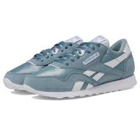 Reebok Klassische Herren-Sneakers, Nylon, knöchelfrei, Soft Slate Soft Slate White, 35.5 EU