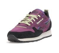 Reebok Klassische Damen-Sneaker aus Leder, Midnight Plum/Black/Grey 1, 9