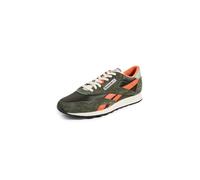 Reebok Klassischer Herren-Sneaker aus Nylon, Hunter Green/Pump Orange/Vintage Chalk, 45.5 EU