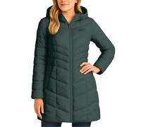 Reebok Langer Puffermantel für Damen, mittelschwer, lang, Parka-Länge, gesteppt, Schnee-Winterjacken für Damen (auch in Übergröße 1X-3X), Jäger-Grün, XL