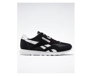 Reebok Leder-Sneakers "CL Nylon" in Schwarz - Größe 34,5 | Kindersneakers