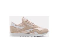 Reebok Leder-Sneakers "Clasic Nylon" in Rosa - Größe 39 | Damen Sneakers