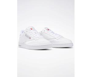 Reebok Leder-Sneakers "Club C 85" in Weiß - Größe 36,5 | Damen Sneakers