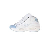 Reebok Leder-Sneakers "Question Mid" in Weiß - Größe 40,5 | Herrensneakers