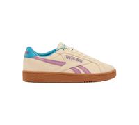 Reebok - Lederschuhe - Club C Grounds UK Aged Beige / Berry Chill / Gum für Damen aus Leder - Größe 38 - Rosa Rosa 38