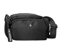 Reebok Leia Schultertasche, schwarz, 19,5 x 16 x 9 cm, Polyester von Joumma Bags