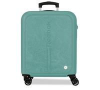 Reebok Madison Türkisgrüner Kabinenkoffer, 40 x 55 x 20 cm, starrer ABS-Kombinationsverschluss, integrierter 37L 2.6kg, 4 Doppelrollen, Handgepäck von Joumma Bags