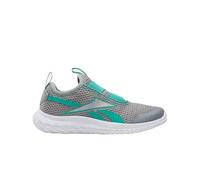 Reebok Mädchen Rush Runner Slip-on Sneaker, Grey3 Unleashedgreen White, 32.5 EU