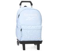 Reebok Maura, Schulrucksack, blau-pinker Rucksack, aus Polyester, breite, ergonomische und gepolsterte Träger, mehrere Fächer, von Joumma Bags