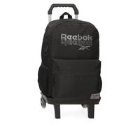 Reebok Melbourne Schulrucksack mit Wagen schwarz 31 x 44 x 15 cm Polyester by Joumma Bags, Schwarz, Talla única, Schulrucksack mit Trolley