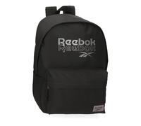 Reebok Melbourne Schulrucksack, Rucksack in Blau und Rosa, aus Polyester, breite Träger, ergonomisch und gepolstert, Verschiedene Fächer, von Joumma Bags, Schwarz, Talla única, Wanderrucksack