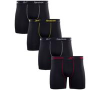 Reebok Herren-Boxershorts Sport Soft Performance – 4er Pack – Größe L – Schwarz