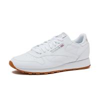Reebok Men's Classic Leather Sneakers, Footwear White/Pure Grey3/Reebok Gum3, 47 EU