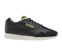 Reebok Mens Ventilator Signature Leather Fashion Sneakers, Black/Vintage Chalk/Laser Lime, 45/46.5 EU