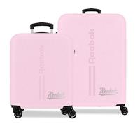 Reebok Monroe Gepäckset, 46 x 65 x 25 cm, starres ABS-Kombinationsschloss, integriertes 56L 6.6 kg, 4 Doppelräder, Handgepäck