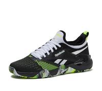 Reebok Nano Court Basketball, Unisex, Schuhe, Weiß, Schwarz, Limettengrün, digital, 45.5 EU