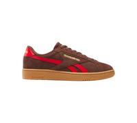 Sneaker REEBOK CLASSIC "CLUB C GROUNDS UK", Damen, Gr. 42, campusbraun, vectorrot, gum, Leder, Synthetik, Schuhe Sneaker (54181212-42) campusbraun, vectorrot, gum