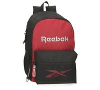 Reebok Portland Rucksack mit doppeltem Fach, Schwarz, 31 x 44 x 15 cm, Polyester, 20,46 l, Schwarz, Talla única, Rucksack mit Doppelfach