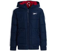 Reebok Pufferjacke für Jungen - schwere, isolierte Bomberjacke mit Reißverschluss - wetterbeständiger Wintermantel für Jungen, Vector Navy, 18-20