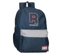 Reebok Queens anpassbarer Rucksack mit zwei Fächern 15.6 "Zoll Navy 31x44x15 cm Polyester 20.46L von Joumma Bags
