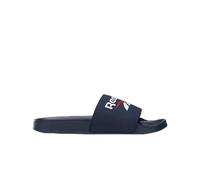 Badesandale REEBOK "RBK FULGERE SLIDE", Damen, Gr. 47, vecnav, weiß, vecrot, Synthetik, Schuhe (14437908-47) vecnav, weiß, vecrot