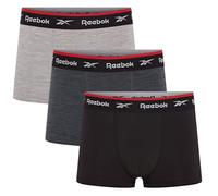 Reebok Redgrave Boxershorts Herren | 3er Pack Sport Boxershorts für Männer | Atmungsaktive & Stretch Unterwäsche Herren | Locker geschnittene Boxer Shorts