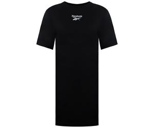Reebok RI Damen Schwarzes T-Shirt Kleid S