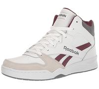 Reebok Royal Bb4500 Hi2 Herren-Sneaker, Weiß/klassisches Kastanienbraun/Reingrau, Größe 41