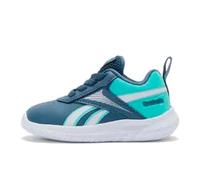 Reebok Rush Runner 5 Syn Elastic Lace Babyschuhe EU 24 Shadow / Aqua / Ftwr White