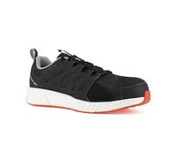 Reebok Sicherheitsschuhe mit Zehenpartie aus Nylon-Mesh und Orange S1P SRC 40, Schwarz/Weiß