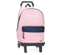 Reebok Sidney Rucksack für Laptop mit Trolley, 39,6 cm (15,6 Zoll), Rosa, 31 x 44 x 15 cm, Polyester, von Joumma Bags, Rosa, Talla única, Laptop-Rucksack mit Trolley