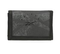 Reebok Stam, Federmäppchen, dreifach, aus Polyester, Verschiedene Fächer, von Joumma Bags, grau, Brieftasche