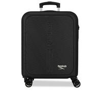 Reebok Stockton Black Cabin Case, 40 x 55 x 20 cm, starres ABS-Kombinationsschloss, integriert, 37L 2.6kg, 4 Doppelräder, Handgepäck von Joumma Bags