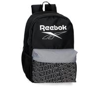 Reebok Stockton Zwei-Fächer Adaptierbarer Rucksack Laptop 15,6 Zoll Schwarz 31x44x15 cm Polyester 20,46L by Joumma Bags