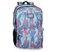 Reebok Tacoma anpassbarer Schulrucksack mit zwei Fächern 15.6 "Zoll Blau 32x44x17 cm Polyester 24L von Joumma Bags