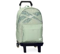 Reebok Trace Rucksack für Notebook, 39,6 cm (15,6 Zoll), Grün, 31 x 44 x 15 cm, Polyester, 21,26 l, von Joumma Bags
