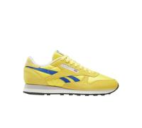 Reebok Unisex-Adult Classic Leather V1 Sneaker, Golden Haze/Optimum Blue/Chalk, 42.5 EU