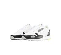 Reebok Unisex Classic Leather Sneaker,Cblack Ftwwht Aciyel,40.5 EU