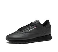 Reebok Unisex Classic Leather Sneaker, Reefresh Black/Pure Grey, 11 US Men