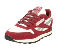 Reebok Unisex Classic Leather Sneaker,Rich Maroon Chalk Grey 3,34.5 EU