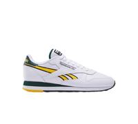 Reebok Unisex Classic Leather Sneaker,White Fierce Gold Collegiate Green,36.5 EU