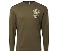 Reebok Unisex Classics Outdoor Adventure Long Sleeve Tee Hemd, Armee-grün, L