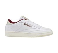 Reebok Unisex Club C 85 Sneaker, Weiß/Stuck/Kastanienbraun, 45.5/47 EU