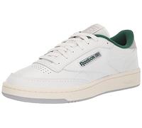 Reebok Unisex Club C 85 Sneaker, White/Chalk/Dark Green, 41 EU