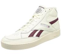 Reebok Unisex Club C Form Hi Sneaker, Vintage Chalk S23-R/Alabaster/Classic Maroon F23, 36.5 EU