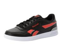 Reebok Unisex Court Advance Clip Sneaker,Cblack Dynred Pugry4,43 EU