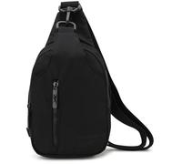 Reebok Unisex Crossbody Sling Bags - Compact Convertible Strap Crossbody Bag Travel Sling Bag - Gym & Travel Essential, Berry Black, Einheitsgröße