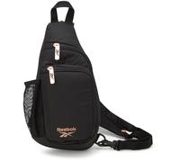 Reebok Unisex Crossbody Sling Bags - Kompakte wandelbare Trageriemen Crossbody Bag Travel Sling Bag - Gym & Travel Essential, Madeline Black, Einheitsgröße